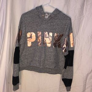 vs PINK crop top sweater